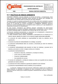 Política de Medio Ambiente